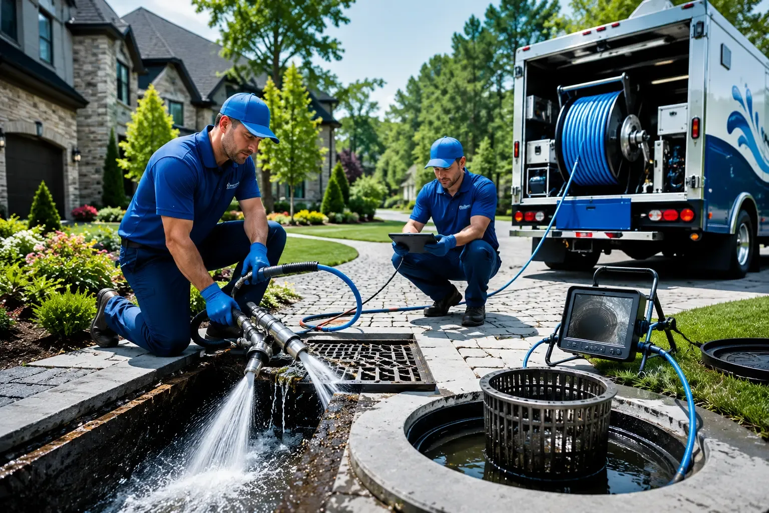 Local outdoor drain cleaning professionals in Dry Creek, LA